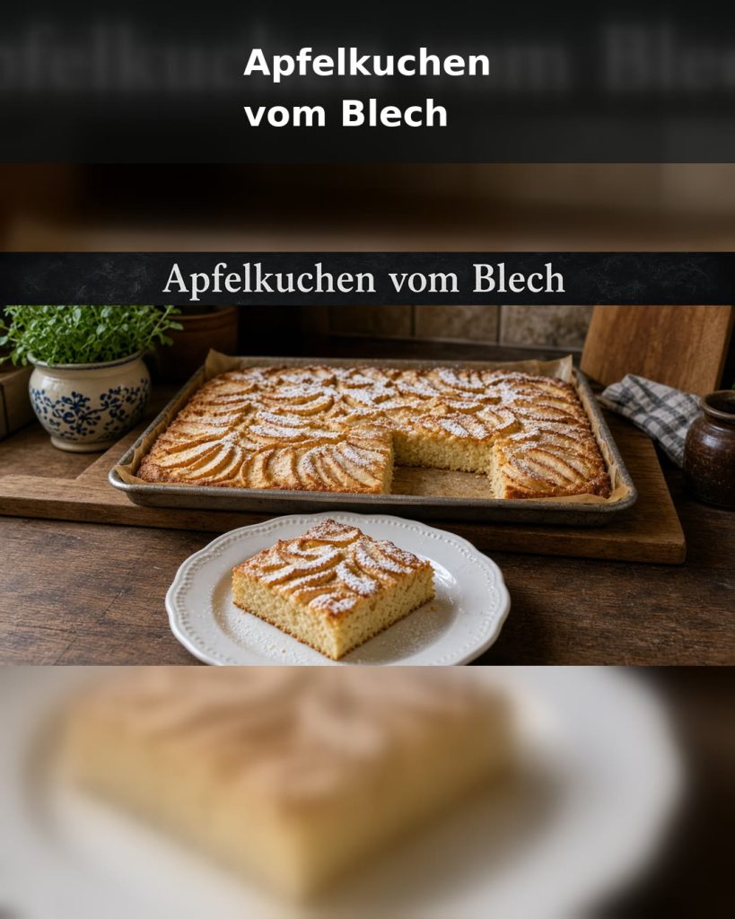Apfelkuchen vom Blech