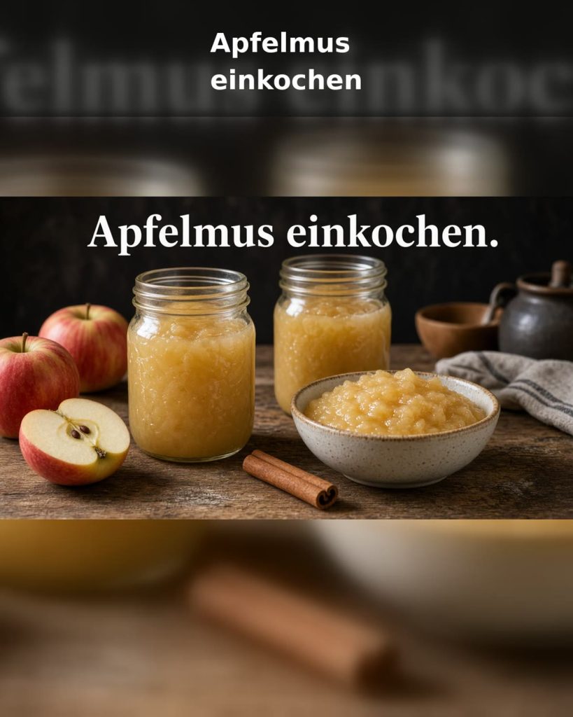 Apfelmus einkochen wie bei Oma