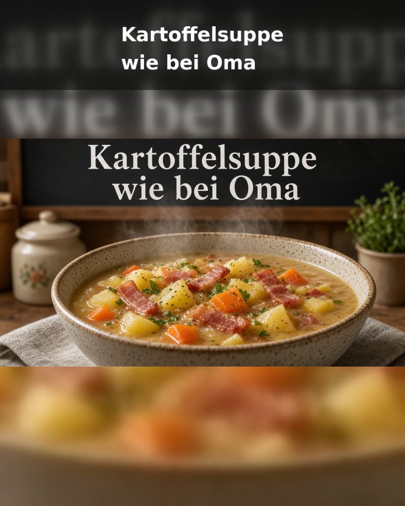 Kartoffelsuppe wie bei Oma