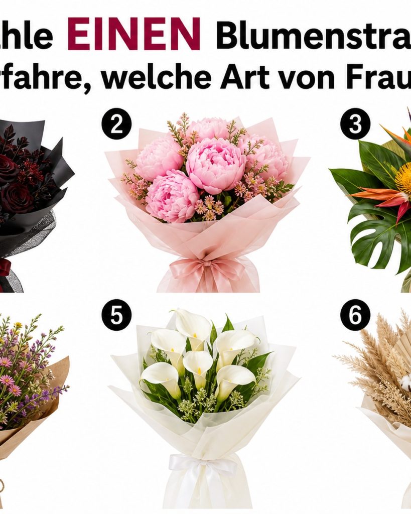 Blumenstrauß Persönlichkeitstest