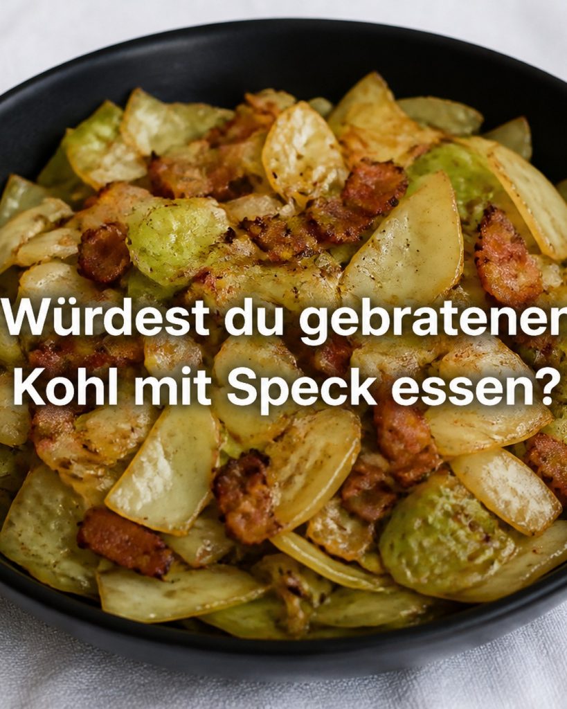 Gebratener Kohl mit Speck