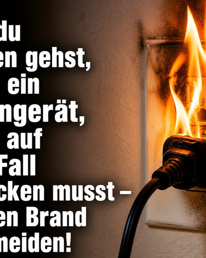 Küchengeräte ausstecken