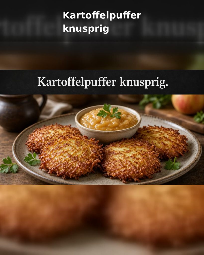 Kartoffelpuffer knusprig wie bei Oma