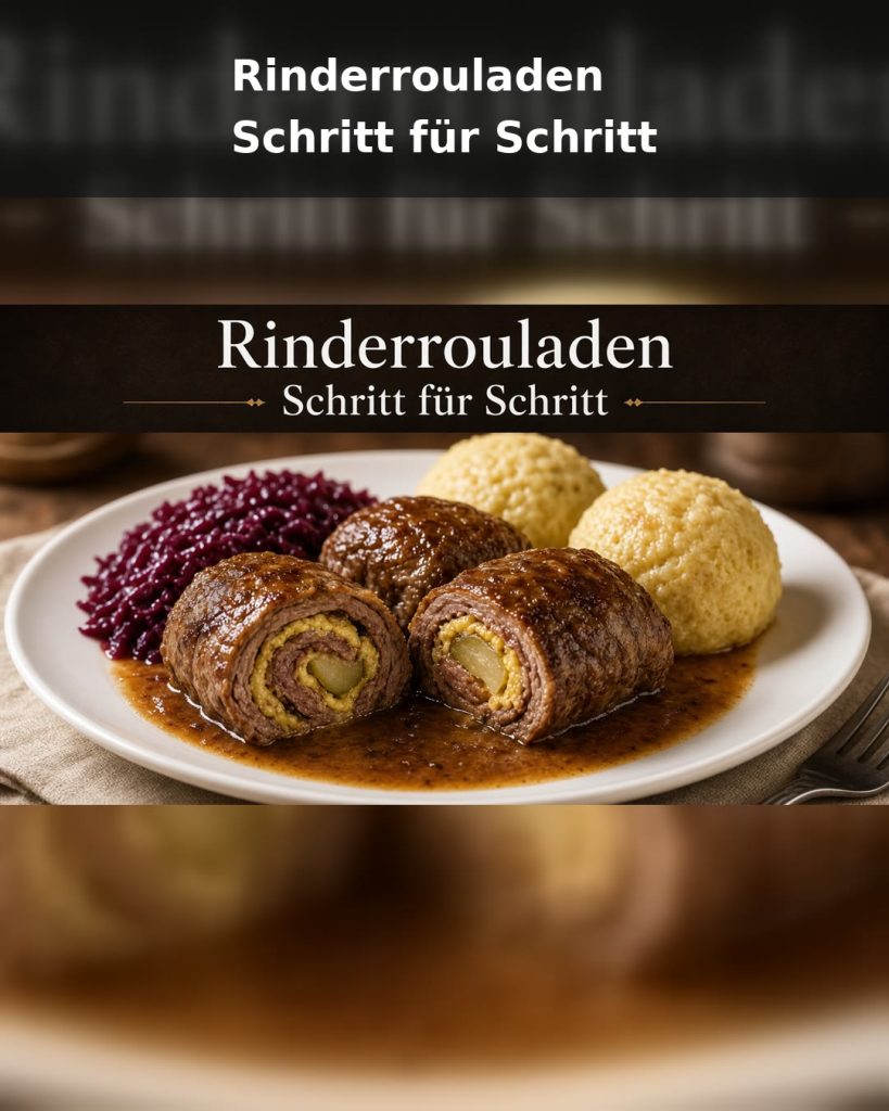Rinderrouladen Schritt für Schritt