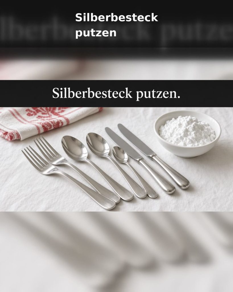 Silberbesteck putzen mit Backpulver